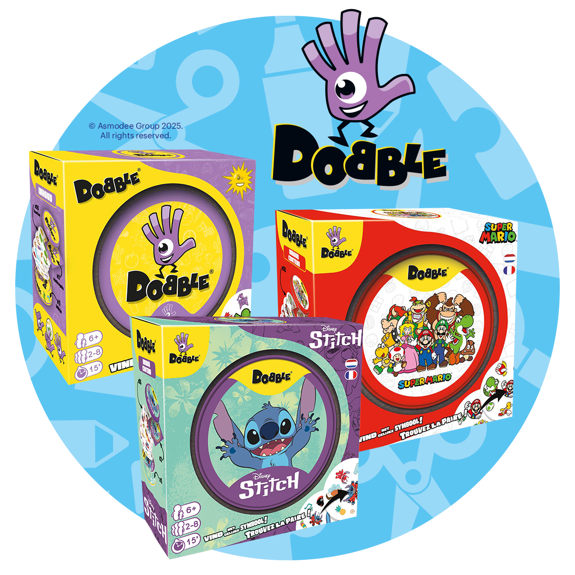 <b>Vind 2 dezelfde kaarten en win je eigen Dobble-pakket</b>