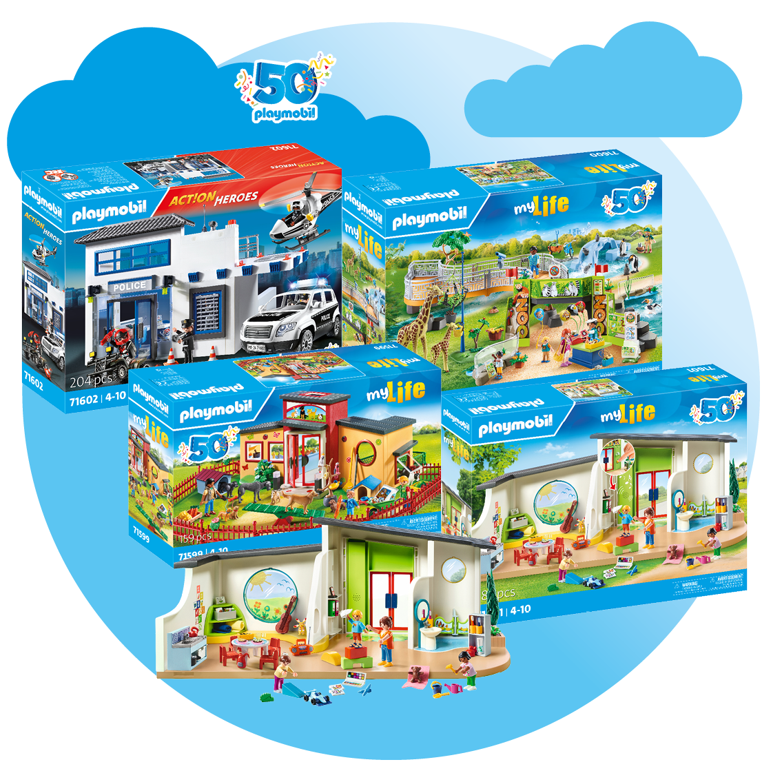 Win <b>een PLAYMOBIL-jubileumpakket</b>